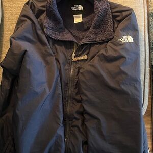 The North Face navy with grey trim Men's Dark Blue Performance Jacket size Large